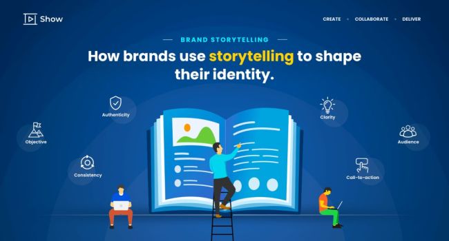 Brand Storytelling websites