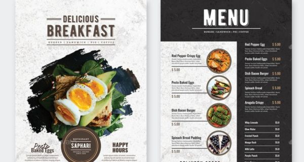 Σχεδιασμός Εντύπου Καταλόγου MENU μενού